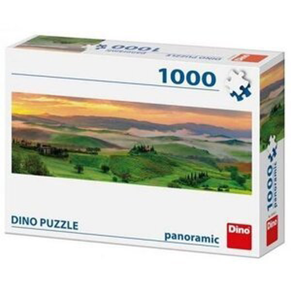 DINO Puzzle 1000 dílků panoramic ZÁPAD SLUNCE