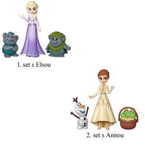 Frozen 2 Mini Figurky kamarádi varianta 2. set s Annou