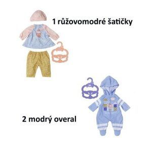 Baby Annabell Little Baby oblečení na ven, 2 druhy, 36 cm varianta 1 růžovomodré šatičky