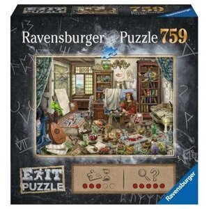 Ravensburger 759 dílků Exit Puzzle: Umělecké studio
