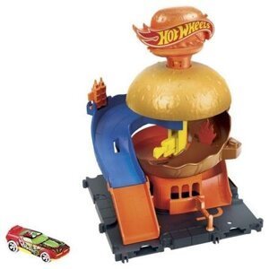 Hot Wheels City centrum města varianta 1 Burger drive