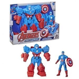 Avengers Mech Strike figurka Deluxe varianta 1 - Captain America