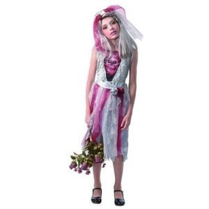 Šaty na karneval - nevěsta duch, 110 - 120 cm
