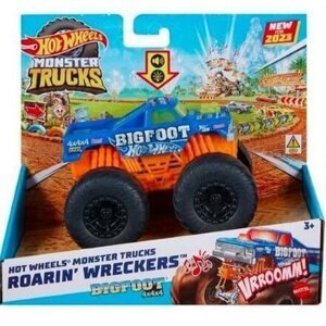 Hot Wheels Monster Trucks svítící a rámusící vrak varianta 6 Bigfoot