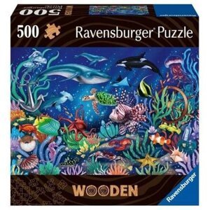 Dřevěné puzzle Podmořský svět 500 dílků