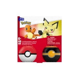 Megablok Pokémon Pokéball-Charmander a Pichu HXP13