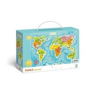 TM Toys Dodo Puzzle Mapa Světa 100 dílků