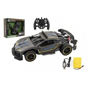 Teddies Auto RC Sport antracit 33cm plast 2,4GHz na baterie