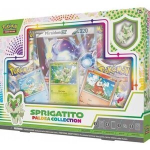 Pokémon TCG: Paldea Pin Collection varianta 3 Sprigatito (zelené)