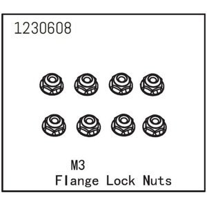 Flange Lock Nut M3 (8) RC auta IQ models