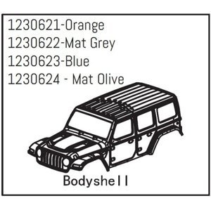 Body orange RC auta IQ models