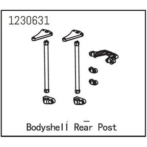 Body Shell Post rear RC auta IQ models