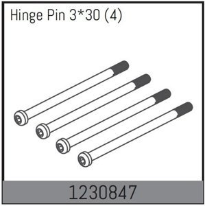 1230847 - Inner Hinge Pin 33x30mm (4) RC auta IQ models