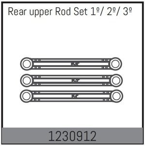 1230912 - Rear Upper Rod Set 1?/ 2?/ 3? RC auta IQ models