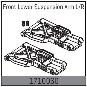 Front Lower Suspension Arm L/R RC auta IQ models