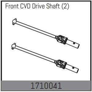 Front CVD Drive Shaft (2) RC auta IQ models