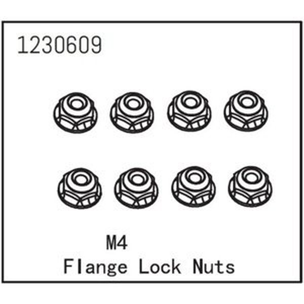 Flange Lock Nut M4 (8) RC auta IQ models