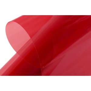 KAVAN nažehlovací fólie - transparentní červená Stavební materiály IQ models