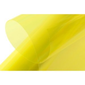 KAVAN nažehlovací fólie - transparentní světle žlutá Stavební materiály IQ models