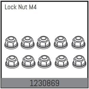 1230869 - Lock Nut M4 (10) RC auta IQ models