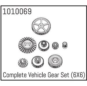 Complete Vehicle Gear Set (6X6) RC auta IQ models