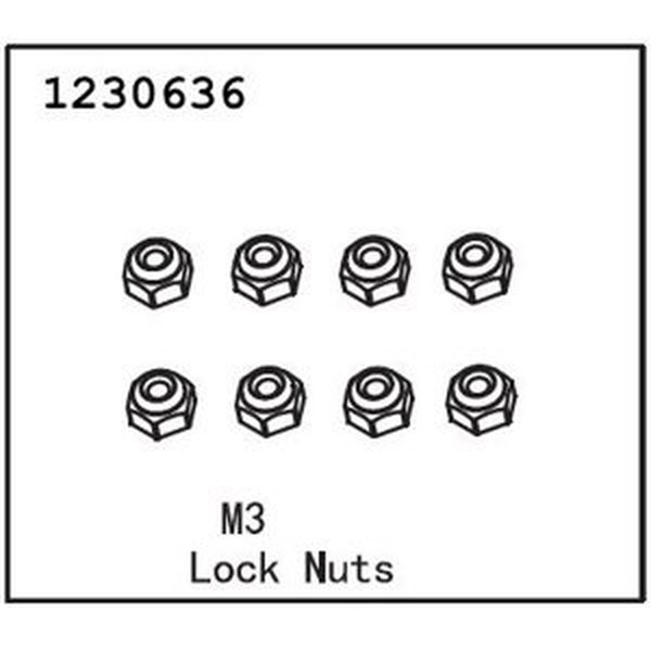 Lock Nut M2.5 (8) RC auta IQ models
