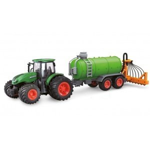 Amewi RC Traktor 2,4 Ghz s funkční cisternou, světla, zvuk 1:24 RC auta, traktory, bagry IQ models