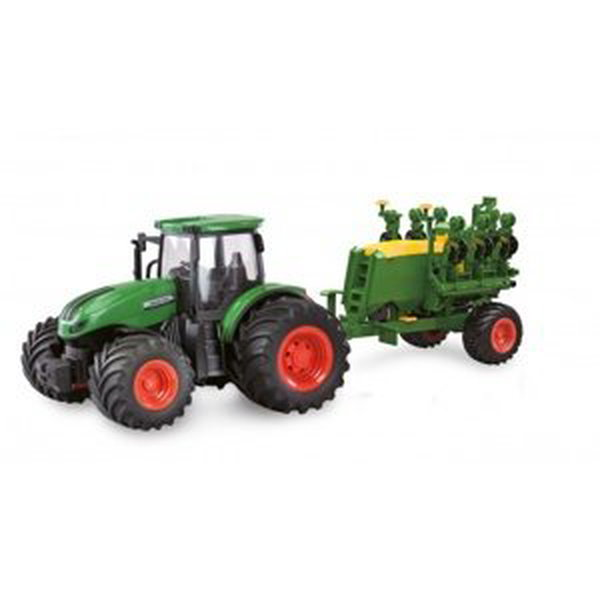 Amewi RC Traktor 2,4 Ghz se sečkou, světla, zvuk 1:24 RTR sada RC auta, traktory, bagry IQ models