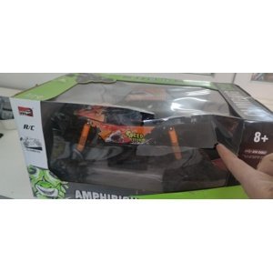 Vodotěsný MZ-SHARK 1/10 oranžový- Nové, poničený plastový kryt krabice, outlet RC auta IQ models