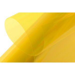 KAVAN nažehlovací fólie 10m - transparentní žlutá Stavební materiály IQ models
