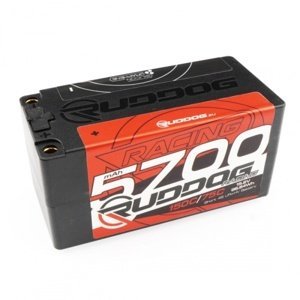 RUDDOG Racing Hi-Volt 5700mAh 150C/75C 15.2V Short 4S LiPo-HV Battery Akumulátory IQ models