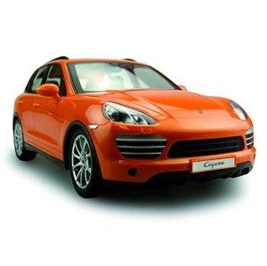 Porsche Cayenne Turbo, oranžová- Nové, rozbaleno, lehce ušpiněná krabice, outlet RC auta IQ models