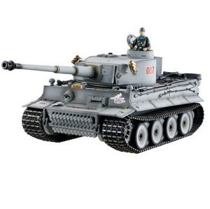 RC tank 1:16 Torro Tiger I, air-soft kanón, zvuk, kouř, kov. díly, 2.4GHz., v dřevěné bedně. Tanky TORRO IQ models