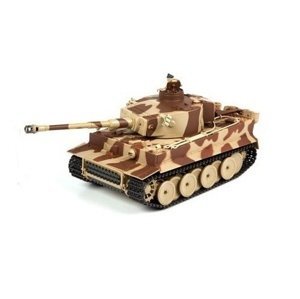 GERMAN TIGER 1/24 - střílející tank - žlutý  IQ models