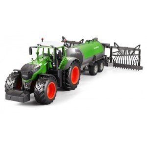 Traktor s funkční kropící cisternou 1/16 Pro děti IQ models