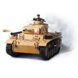 RC tank 1:16 Torro HL Panzer 3 Ausf. H, BB střely, kouř, zvuk Tanky TORRO IQ models