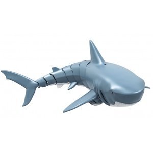 SHARKY, dálkově ovládaný žralok modrý, 4 kanály, dvě lodní turbíny, 2,4Ghz  IQ models