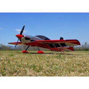 60" Extra NG - Červená/Stříbrná 1,52m Modely letadel IQ models