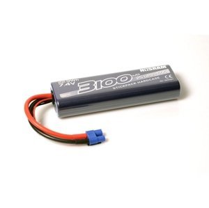 NOSRAM 3100mAh - 7.4V - 50C LiPo Car Stickpack Hardcase - EC3 konektor Akumulátory IQ models