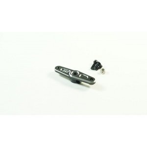 SWORKz Uni-Design 2-pojistná hlíníková černá servo dvouramená páka, 25 zubů, 1 ks. Serva IQ models