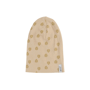 Lodger Beanie Print Rib Linen 1 - 2 roky