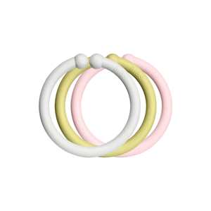 Bibs Loops kroužky 12 ks Haze/Meadow/Blossom