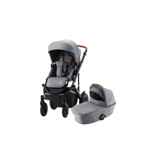 Britax Römer SET 2v1 kočárek Smile III + hluboká korba, Frost Grey/Brown