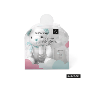 Suavinex Sada medvídek a parfém Baby cologne 100+50 ml