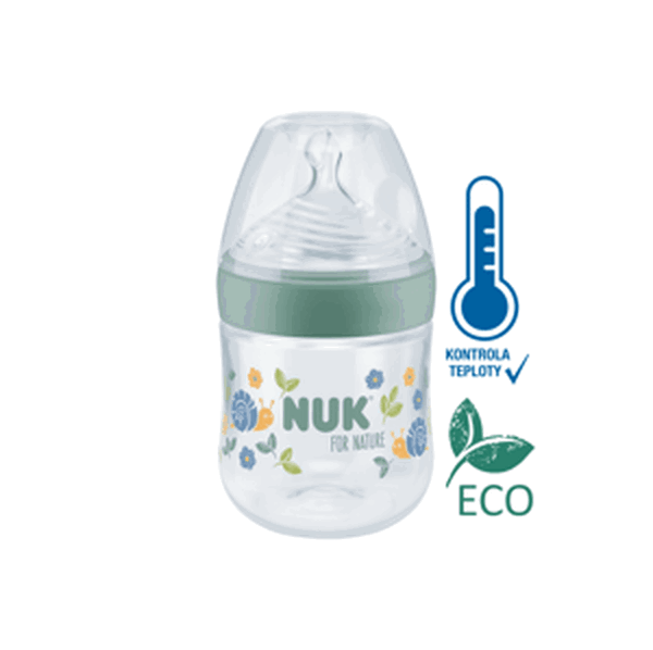 NUK for Nature láhev s kontrolou 
teploty 150 ml