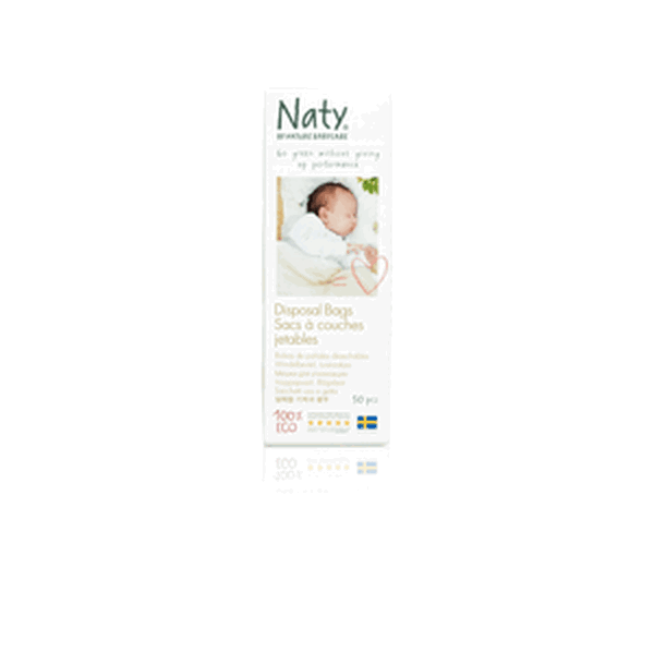 Naty Sáčky na plenky Nature Babycare bez vůně (50 ks)