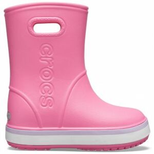 holínky Crocs Crocsband Rain Boot - Pink lemonade/Lavender Velikost boty (EU): 29, Vnitřní délka boty: 180, Vnitřní šířka boty: 74