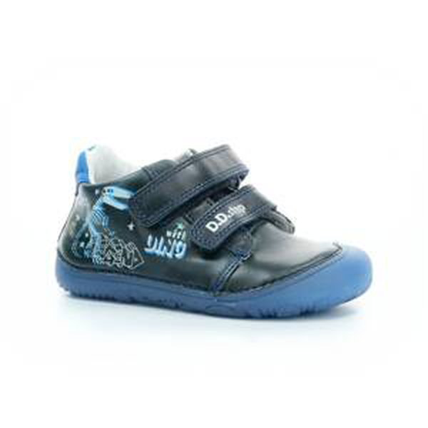 D.D.Step S073-328A modré celoroční barefoot boty Velikost boty (EU): 31, Vnitřní délka boty: 195, Vnitřní šířka boty: 76