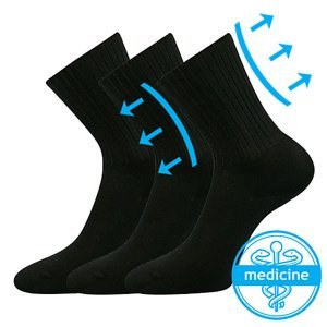 Ponožky Voxx Diarten černá, 3 páry Velikost ponožek: 35-37 EU