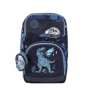 Ergonomický školní batoh Frii of Norway Easy 22l Dinosaur Dark Blue